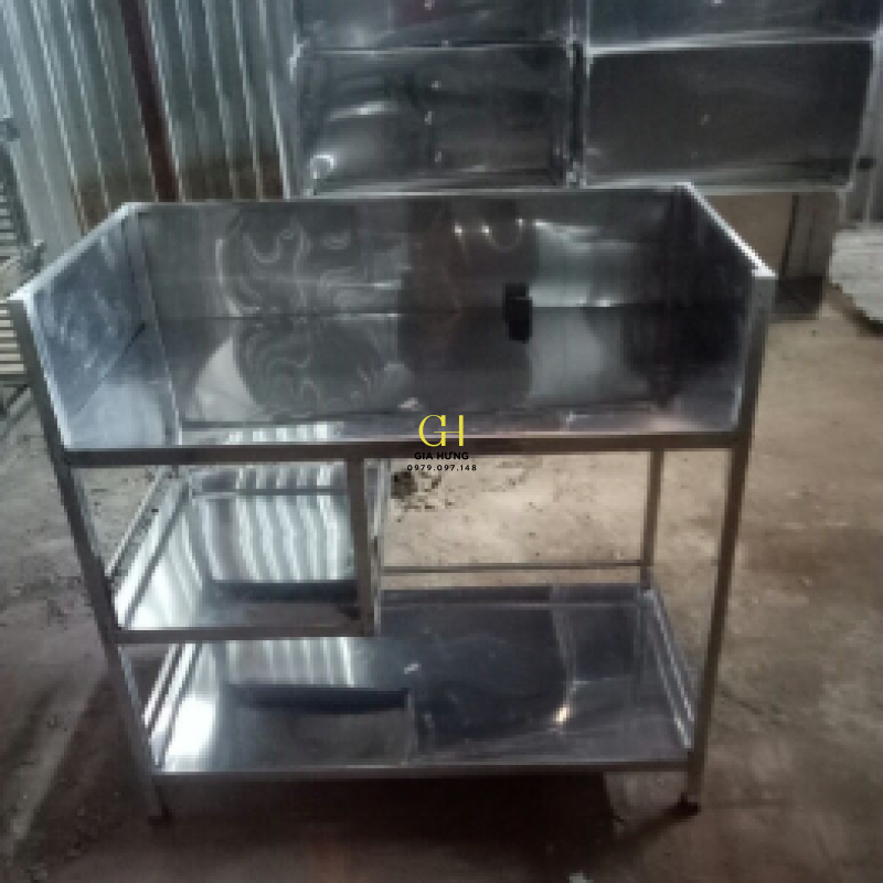 Thanh lý kệ inox để bếp 